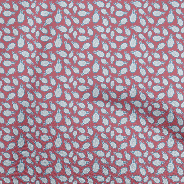 oneOone Cotton Cambric Maroon Fabric Dragonfruit Sewing Craft Projects Fabric Prints By Yard 56 Inch Wide