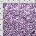 thumbnail image 3 of oneOone Polyester Lycra Purple Fabric Florals Craft Projects Decor Fabric Printed By The Yard 56 Inch Wide, 3 of 4