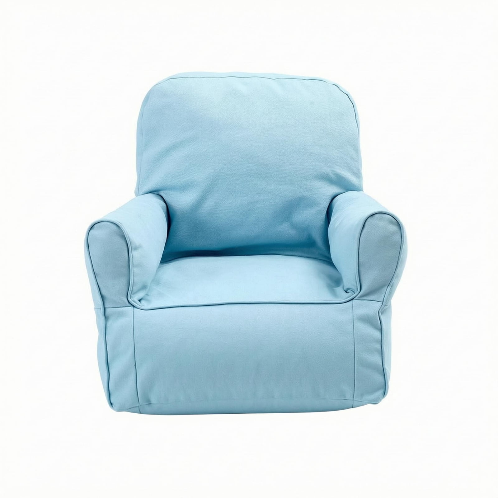 kowaku Kids Sofa Chair Removable Cover Child Armchair Rounded Armrests Young Child Sofa Chair, Blue