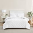 thumbnail image 1 of Mainstays Queen Comforter Set, Soft Lightweight & All Season, 3-Piece, White, 1 of 12