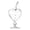 B, variant on Glass&Bottle Category Heart Shaped Glasses for Bars and Home - Unique Design Clear Glass Elegant Tableware