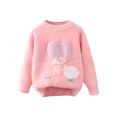 thumbnail image 1 of Posijego Chandail Mignon pour Fille Petite Fille Tricoté à Manches Longues Chandail Chandails Mode Automne Hiver Vêtements, 1 of 6