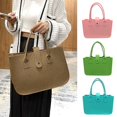 thumbnail image 2 of Women Handbag Portable Handle Solid Color Large Capacity Rectangle Gift Thickened Felt Ladies Tote Bag Purse Daily Life, 2 of 10