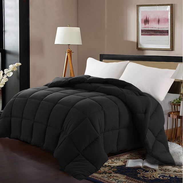 Métriques de Coton Lin 600 Fils 1 Pce Couette Alternative au Duvet, Blanc, 500 G/m2