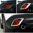 thumbnail image 3 of Pour Mazda CX-5 2012-2016 Pare-Chocs Arrière Chromé Réflecteur Couverture de Lampe de Brouillard, 3 of 4