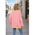 thumbnail image 3 of T-shirts à Manches Longues pour Femmes Rose P, 3 of 8