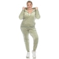 thumbnail image 1 of White Mark Ensemble de Survêtement en Velours pour Femmes, 2 Pcs, 1 of 6