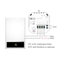 thumbnail image 3 of 95-240V Wi-Fi Smart Programmable Thermostat 5+1+1 Six Periods Voice APP Control Backlight LCD Water/ Gas Boiler Heating Thermoregulator with UV Index Humidity Display Lock Function, 3 of 7