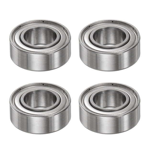 Unique Bargains 687ZZ Roulements à Billes 7mmx14mmx5mm Acier Chromé ABEC3 à Double Écran Lot de 4