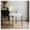 thumbnail image 2 of Chaise Boucle Federica II de couleur blanche -  Lot de 2, 2 of 5