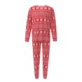 thumbnail image 1 of FOCUSNORM Pyjamas Assortis à la Famille de Noël, Hauts à Manches Longues avec Pantalon, 1 of 9