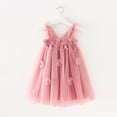 thumbnail image 4 of Robe Décontractée pour Filles Sans Manches Tutu pour Tout-Petites Robe de Fée Robes en Tulle pour Filles 5-6 Ans, 4 of 5
