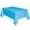 Sky Blue, variant on Fridja Black Plastic Birthday Tablecloths 72.04" x 53.93" Wipe Clean Rectangle Table Cloth Large Plastic Disposable Table Cover for Christmas Halloween New Year Party Tablecloths