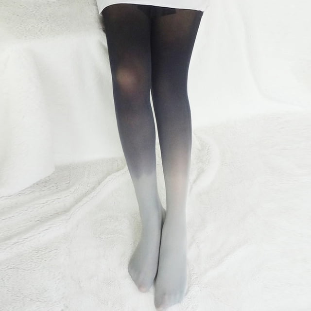 Chaussettes de Ski Vintage à Dégradé Graduel Bas de Course pour Femmes Filles Hommes Mode