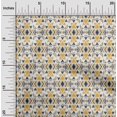 thumbnail image 1 of oneOone Tissu Viscose Georgette Imprimé Ikat Triangle BTY 42 Pouces de Large, 1 of 4