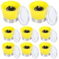 thumbnail image 1 of SHOWERORO 8Pcs Stainless Steel Grinder Top Yellow Plastic Precision Grinding for Restaurant Kitchen, 1 of 6