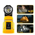 thumbnail image 5 of Cordless Flashlight Powered by Li-Ion Battery for DeWalt 12V MAX Li-Ion Battery, Spotlight for Outdoor, Indoor, 5 of 5