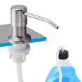 thumbnail image 3 of Distributeur de Savon pour Évier en Acier Inoxydable Tête de Pompe à Détergent et Tube d'Extension, 3 of 9