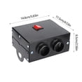 thumbnail image 3 of Tunhigl Car Mounted Heater 12v24v Atmospheric Warm Consciousness Truck For Fast Heating Defrosting And Defogging In Winter Essentiales For Car Use, 3 of 6