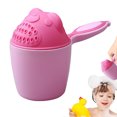 thumbnail image 1 of Baby Hair Washing Rinse Cup, Tear Free Bath Shower Cap with Soft Brim for Eyes Ears Protection, Ergonomic Handle Design, 1 of 7