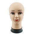 thumbnail image 1 of HILABEE Female Mannequin Head Bald for Making Wigs Training Massage Practice Hat Display Skin, 1 of 9