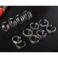 thumbnail image 1 of LEEYNEER 12Pcs Silver Alloy Adjustable Toe Rings Jewelry Foot Retro Style  Women, 1 of 6