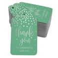 thumbnail image 1 of Inkdotpot Silver Foil Paper Hang Tags Thank You For Celebrating With Me Birthday Favor Tags 50 Pieces, 1 of 1