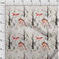 thumbnail image 3 of oneOone Cotton Poplin Red Fabric Deer Sewing Craft Projects Fabric Prints By Yard 42 Inch Wide, 3 of 5