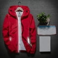 thumbnail image 2 of Pisexur Mens Waterproof Rain Jacket Lightweight Hooded Softshell Jacket Waterproof Windproof Lightweight Outerwear Full Zip Hiking Work Travel, 2 of 5