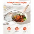thumbnail image 3 of VEVOR 19 Piece Pots and Pans Set Granite Nonstick Kitchen Cookware Induction White, 3 of 9