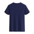 thumbnail image 4 of Styesk T Shirts for Man Solid-Color Casual Elastic Sports Short Sleeved Round-Neck Blouses, 4 of 5
