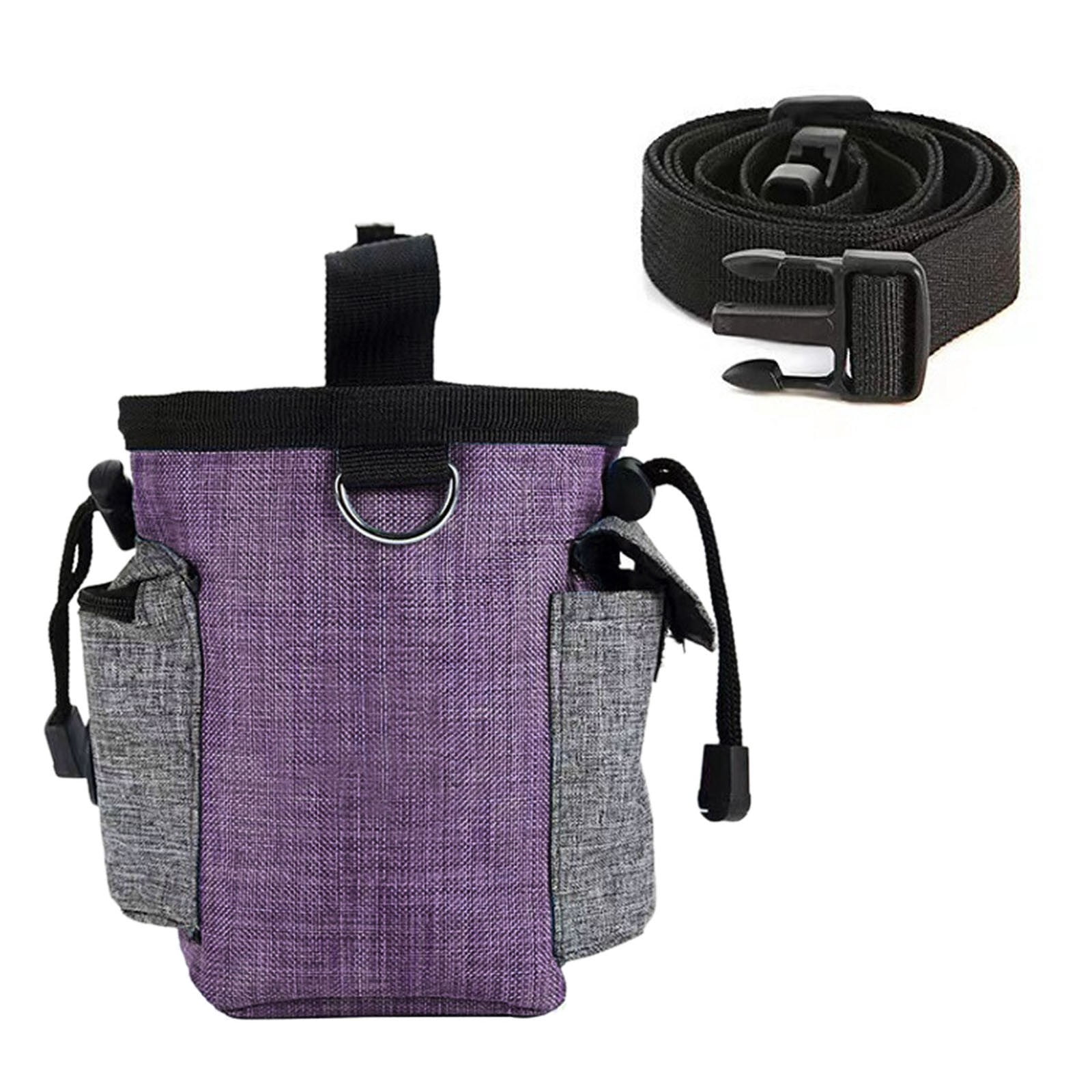 REK Dog Treat Pouch Dog Training Treat Pouch For Pet Dog Treat Bags With Adjustable Waist Belt Shoulder Strap Poop Bag Dispenser