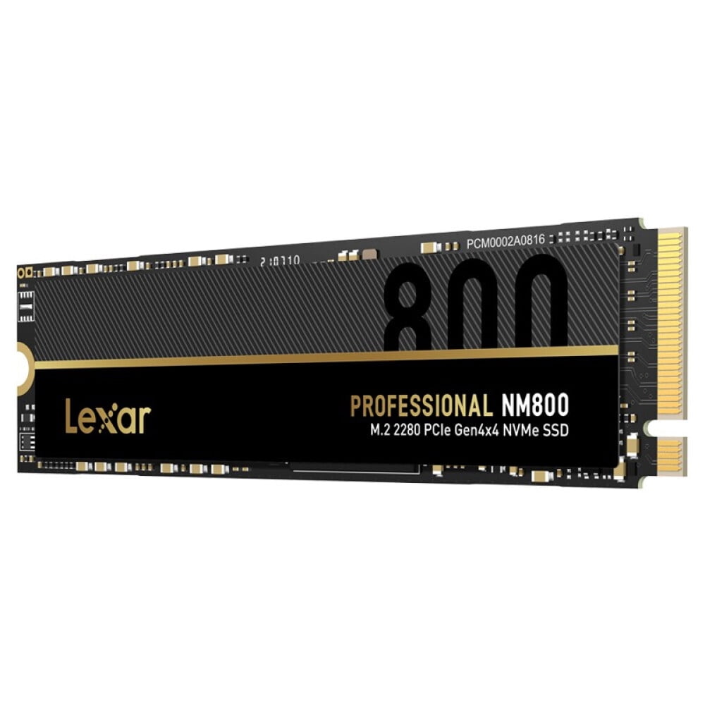 Lexar NM800 Series 512GB M.2 NVMe SSD - PCIe 4.0 x4, Blazing Fast Read Speeds Up to 7000MB/s, Ideal for High-Performance Computing, Durable and Energy Efficient