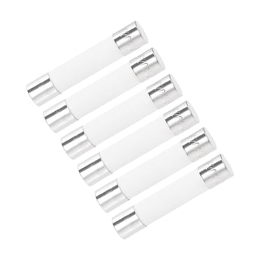 Unique Bargains Automotive Cartridge Fuses 20A 250V 6x30mm Ceramic Fast Blow Replacement 6Pcs