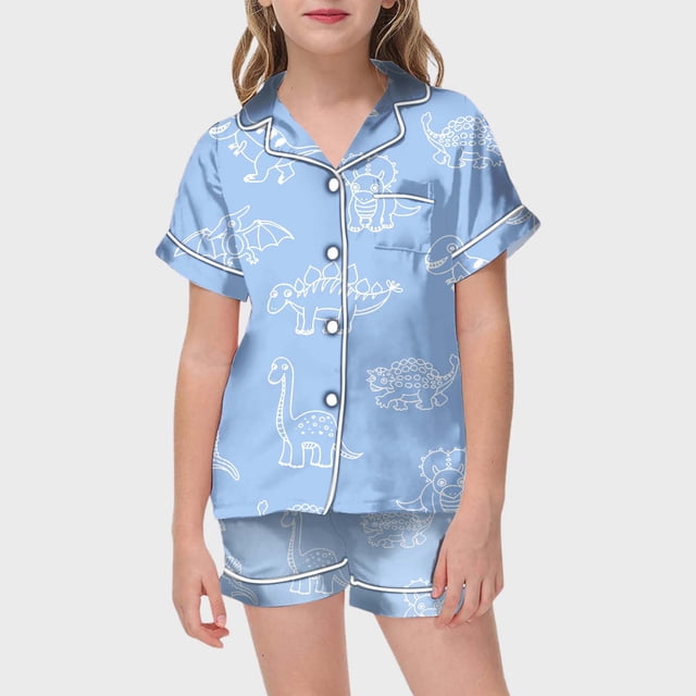 WEAIXIMIUNG Kid DIY Hand Painted Homewear Set Colouring Pajama Sets For And Girl Can Play With And Wea 160