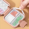 thumbnail image 5 of Sentmoon Medicine Organizer Pill Box 7 Day Daily Pill Organizer Plastic Rectangular Anytime Divider Cutter Divider Break Divider Dividing Boxes, 5 of 5