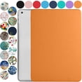 thumbnail image 1 of iPad Mini 7.9 Inch 5 Gen [ Mini 5th Generation 2019 ] A2133 A2124 A2126 MUXH2LL/A MUXF2LL/A MUXG2LL/A Trifold Slim Smart TPU Transparent Back Cover with Adjustable Stand Feature - Orange, 1 of 6