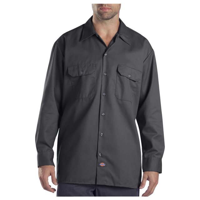Dickies Chemise de Travail à Manches Longues pour Homme, 4T, Charbon