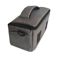 thumbnail image 2 of Camera Case Bag Nylon Professional Storage Hiking Camping Photographer Carrying Gray, 2 of 9