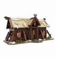 thumbnail image 2 of MOC-102557 Viking Longhouse Modular Building Blocks Set Medieval House MOC Bricks Toy, 2 of 10