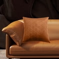 thumbnail image 3 of Velvet Pillow Cover 50 cm x 50 cm Double-Sided Embossed Pattern Cushion Cover for Decorative or Sleep Use, 3 of 6