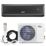 Costway 18000 BTU Mini Séparer Air Conditionneur & Chauffage avec pompe à chaleur