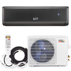 Costway 18000 BTU Mini Séparer Air Conditionneur & Chauffage avec pompe à chaleur