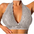 thumbnail image 2 of DecSea Front Closure Bra for Womens Cami Lace Comfort Wireless Full Coverage Womans Sleep Bra, 2 of 7