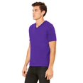 thumbnail image 3 of BELLA+CANVAS T-Shirt Jersey à Col en V pour Homme, TP, Violet Équipe, 3 of 3