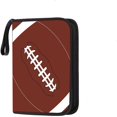 thumbnail image 5 of Ngheia Football Card Holder Storage Box, Rugby Card Storage Book Simple Design Zipper Game Card Bag, a Card Book, 5 of 5