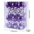 thumbnail image 1 of 24Pcs Christmas Tree Ornament Pendant Party Supplies Tree Hanging Plastic Ball, 1 of 2