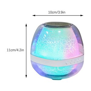 Haut-parleurs Bluetooth sans fil Bluetooth haut-parleur Subwoofer Full Screen Color Light Outdoor Portable Home Integrated Audio System Portable Bluetooth Speakers