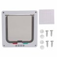 thumbnail image 2 of Dog Cat Kitten Door, Lockable Weatherproofing Pet Security Flap Door, For Pet Care, 2 of 8