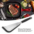 thumbnail image 4 of Silicone Fish Spatula,Stainless Steel Groove To Avoid Sticking Coating Spatula Suitable For Fried Steak And Egg, 4 of 8